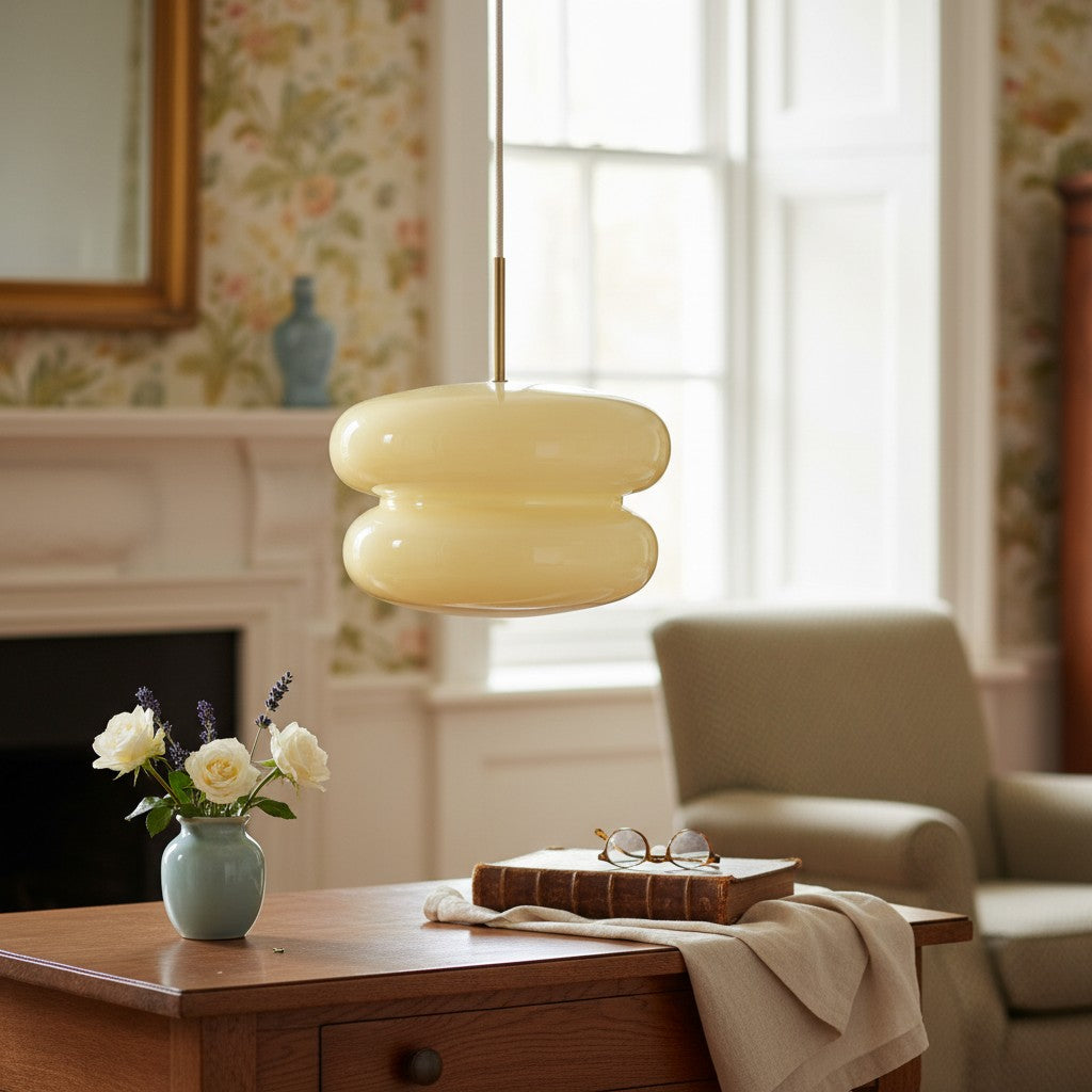 Orra Opalglas Pendelleuchte - Moderne Hängelampe