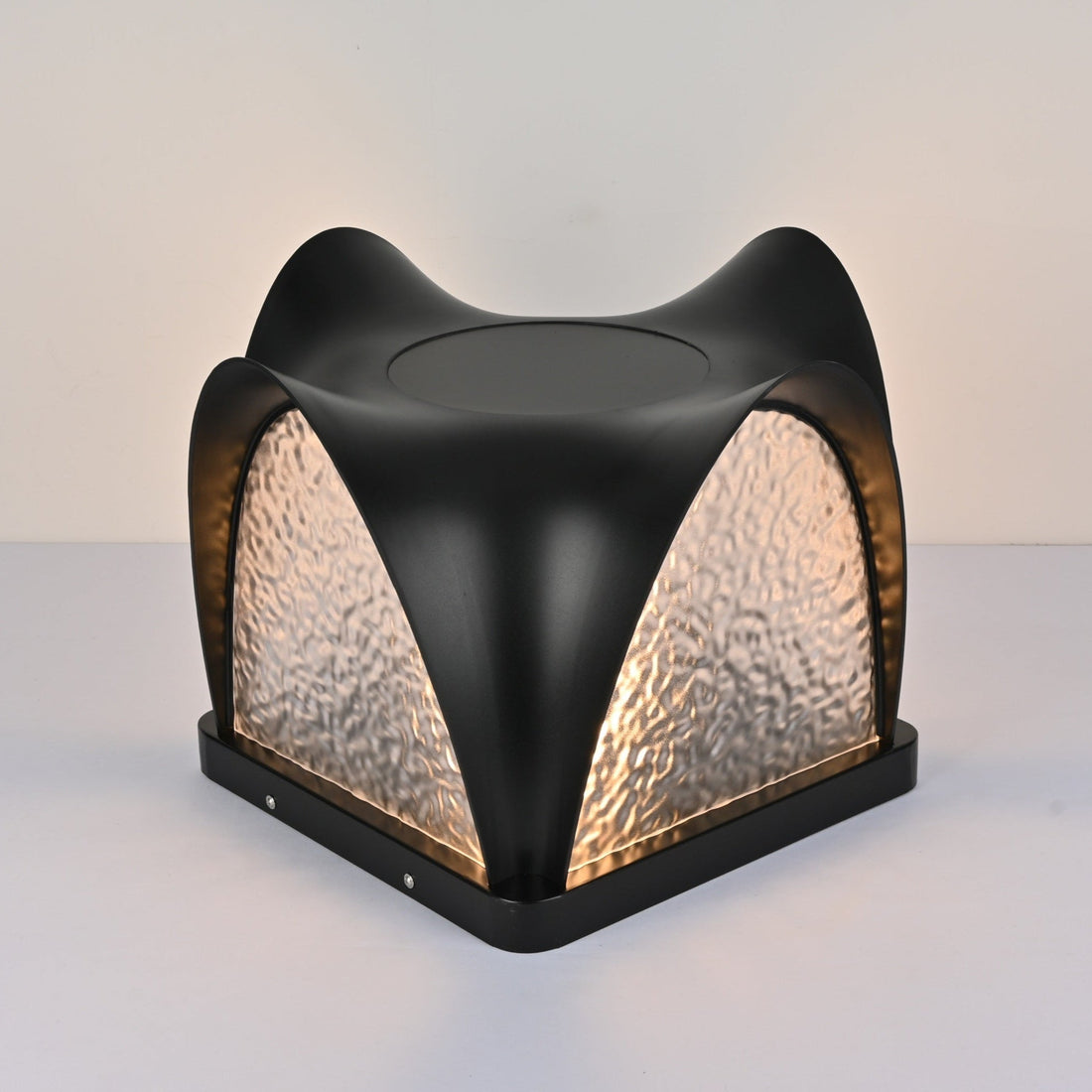 Modern Outdoor Lantern - Solar LED Lamp for Garden, Patio & Walkway