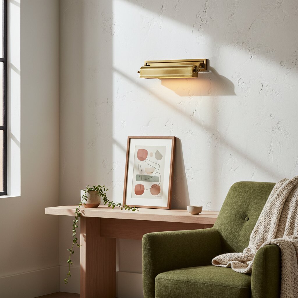 Libris Picture Light - Vintage-Inspired Metal Wall Lamp with Classic Silhouette for Bedroom or Reading Nook