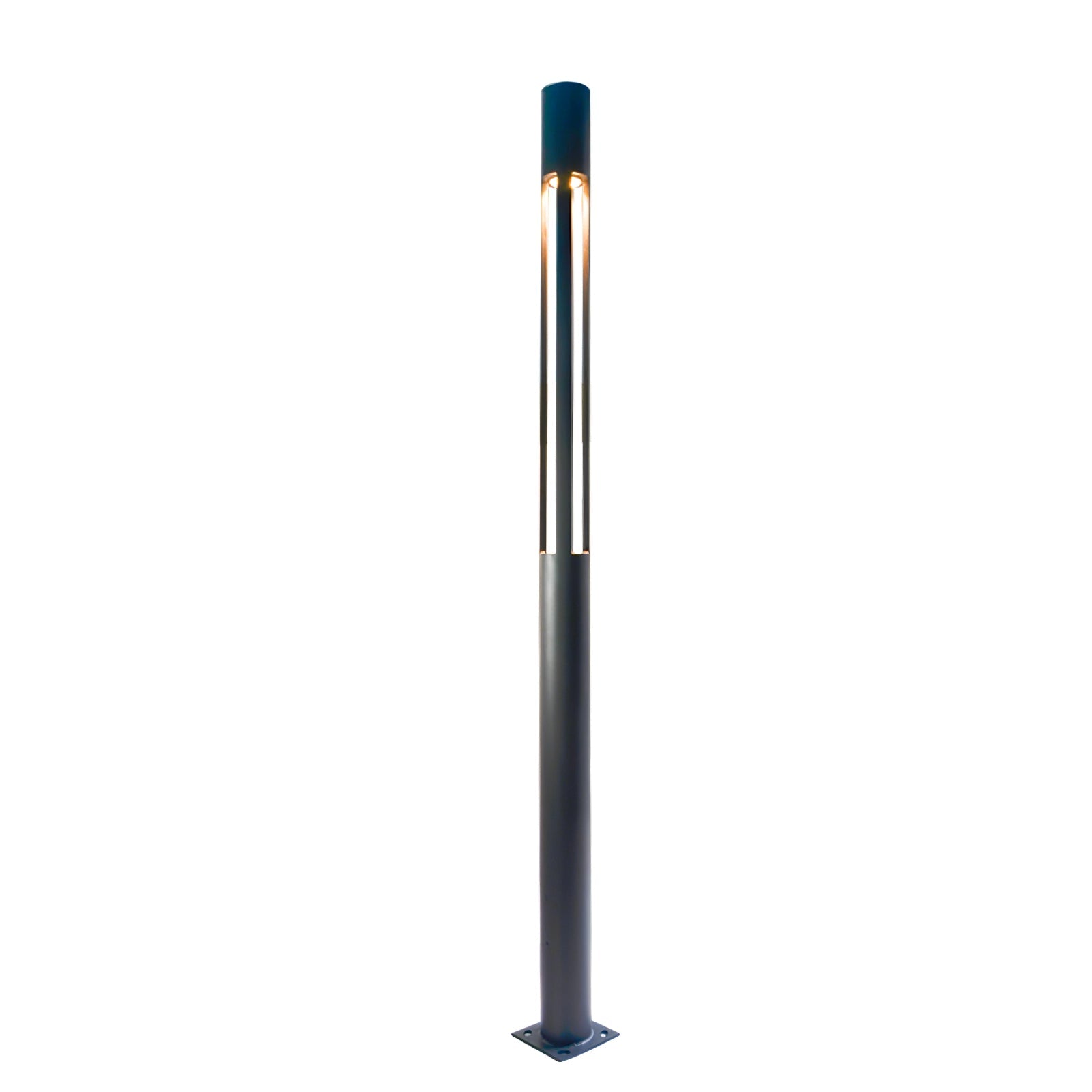 Modern Pole Outdoor Light - Geometric Post Garden Street Lamp