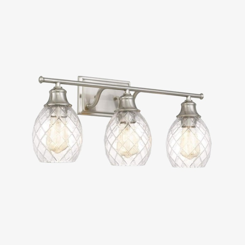 Nixora Modern Farmhouse Ribbed Design Wall Lamp - Decorative Lighting for Bathroom and Hallway