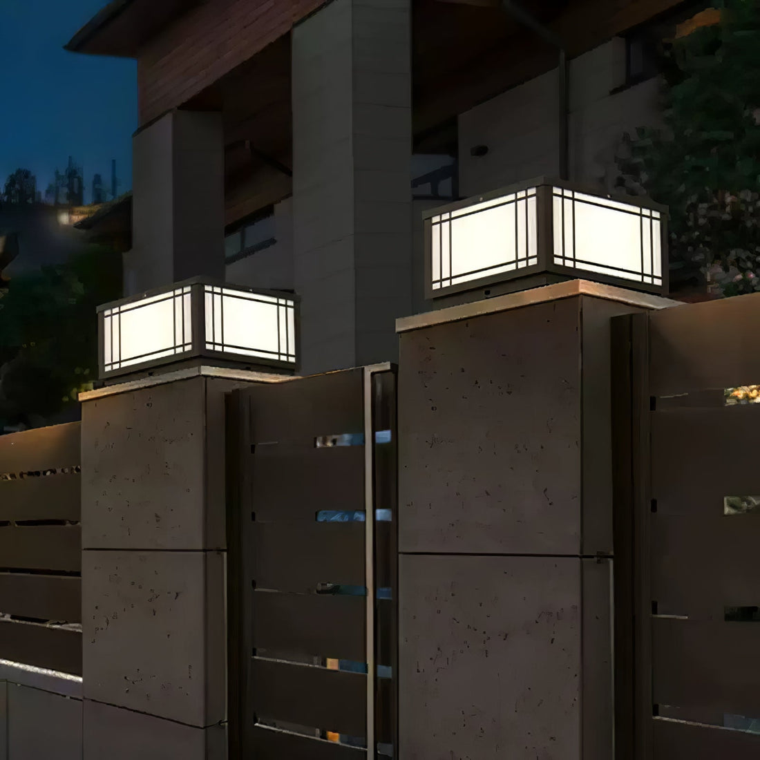 Solar Cube Laterne Außenlampe - Moderne Garten &amp; Terrasse Ambientebeleuchtung