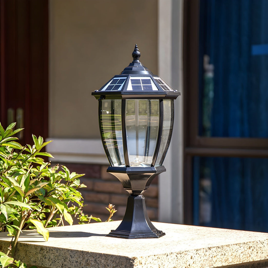 Solarlaterne für den Außenbereich – klassische Solarlaterne, ideal für Terrassen