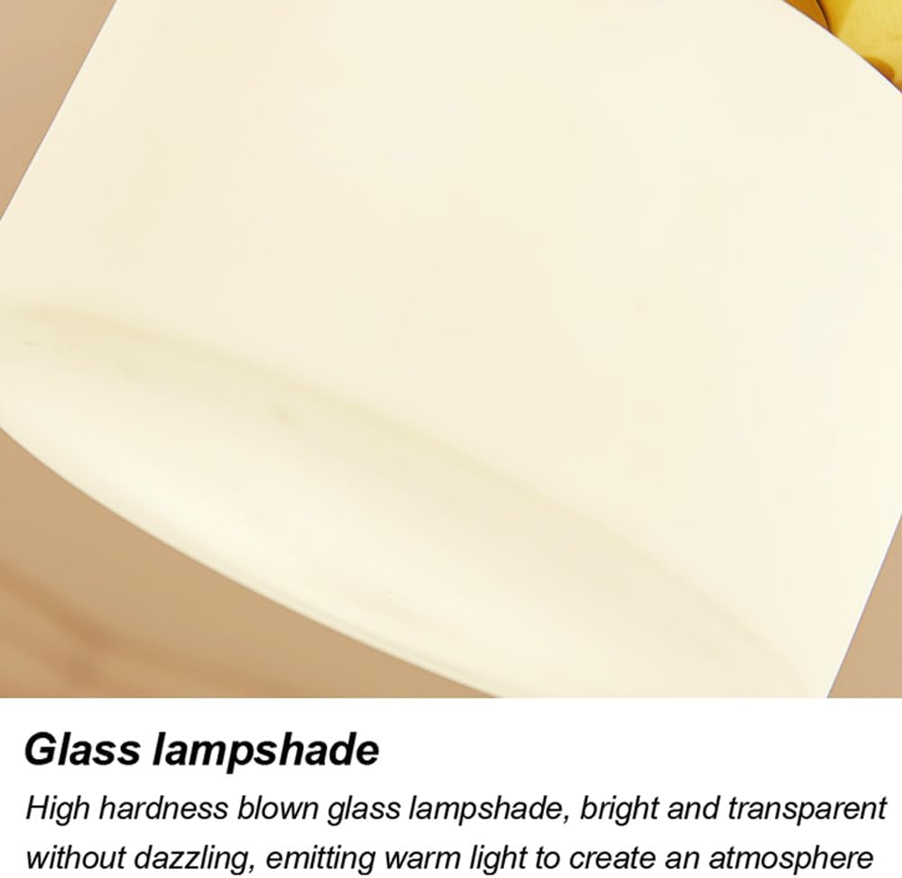 Deckenleuchte aus Messing – weißes Glas, halbbündig, modernes Design für den Flur