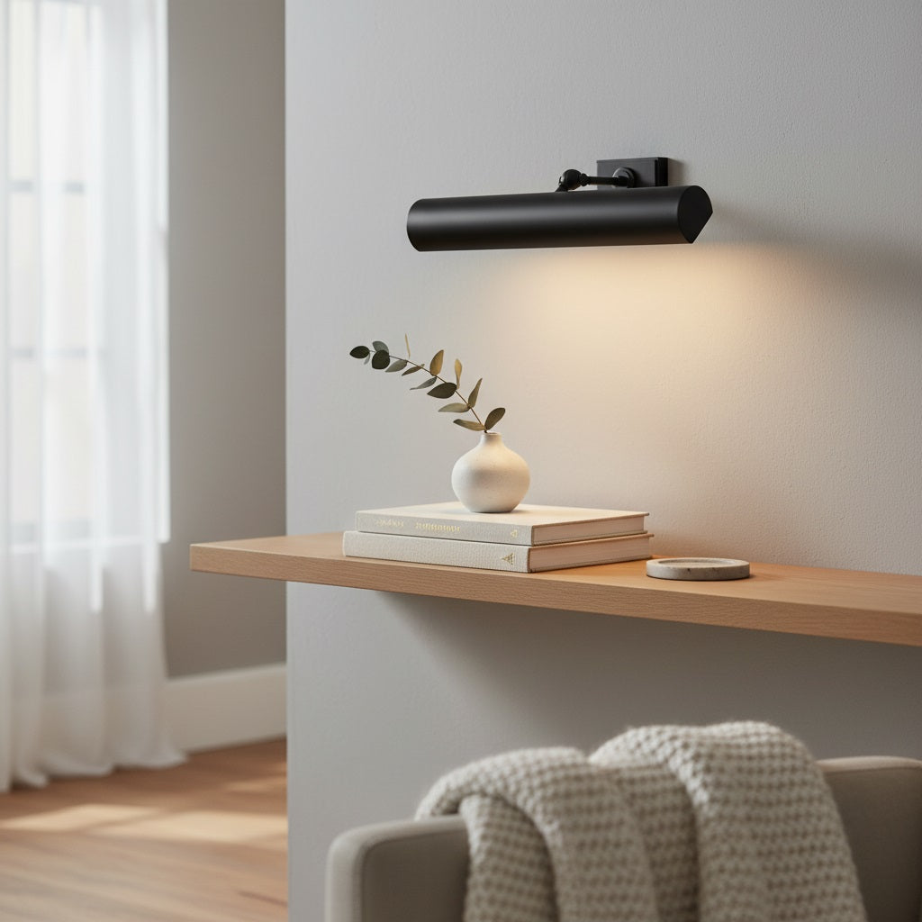 Modo Modern Wall Sconce - Angular Metal Arm Design Industrial Wall Lamp