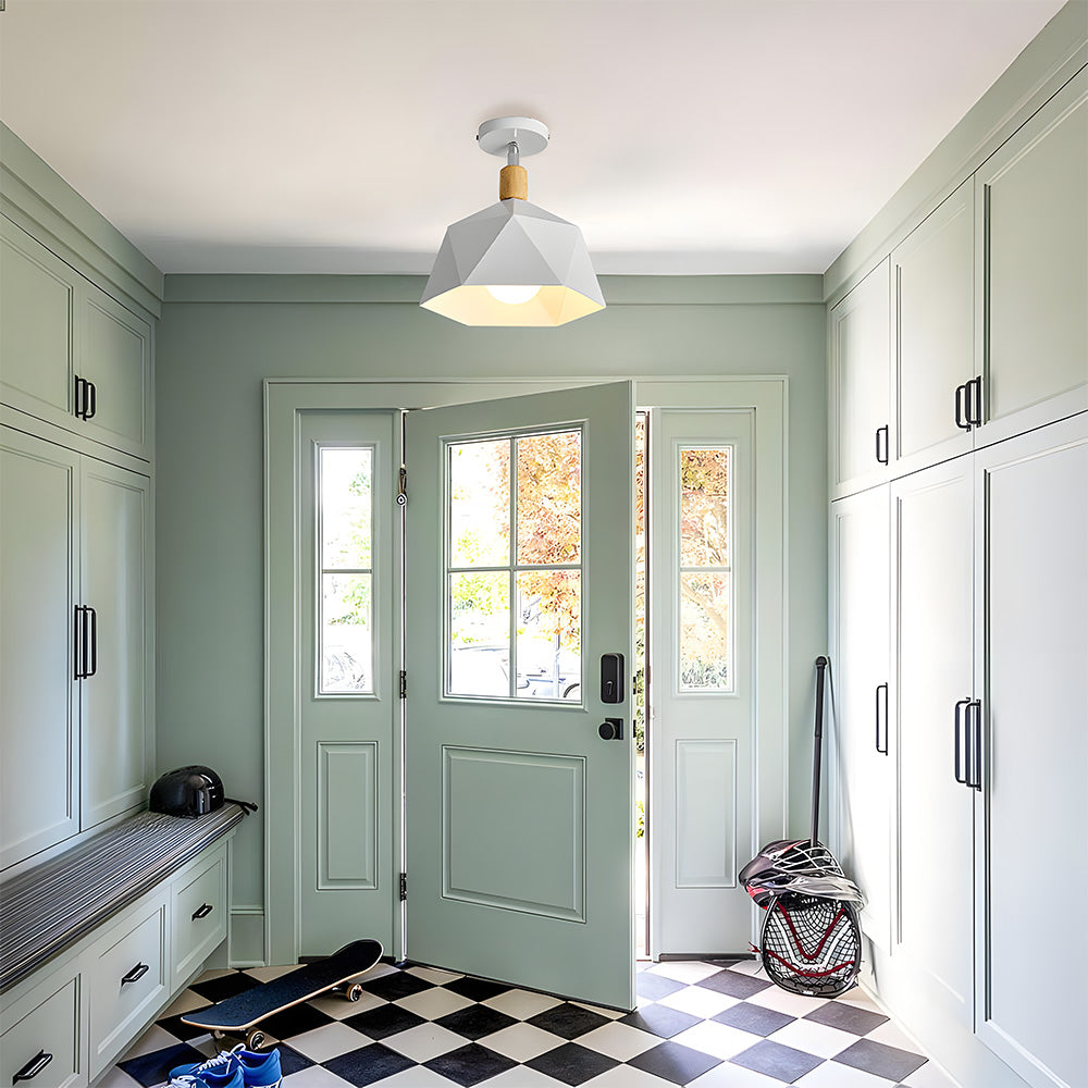 Macaron Organic Ceiling Light - Elegant Metal Ceiling Lamp for Hallway