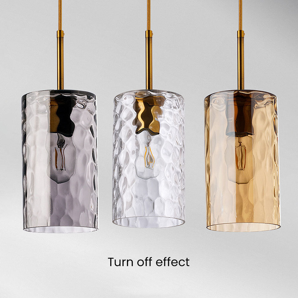Ripple Glass Pendant Light - Simple Creative Design for Dining Room