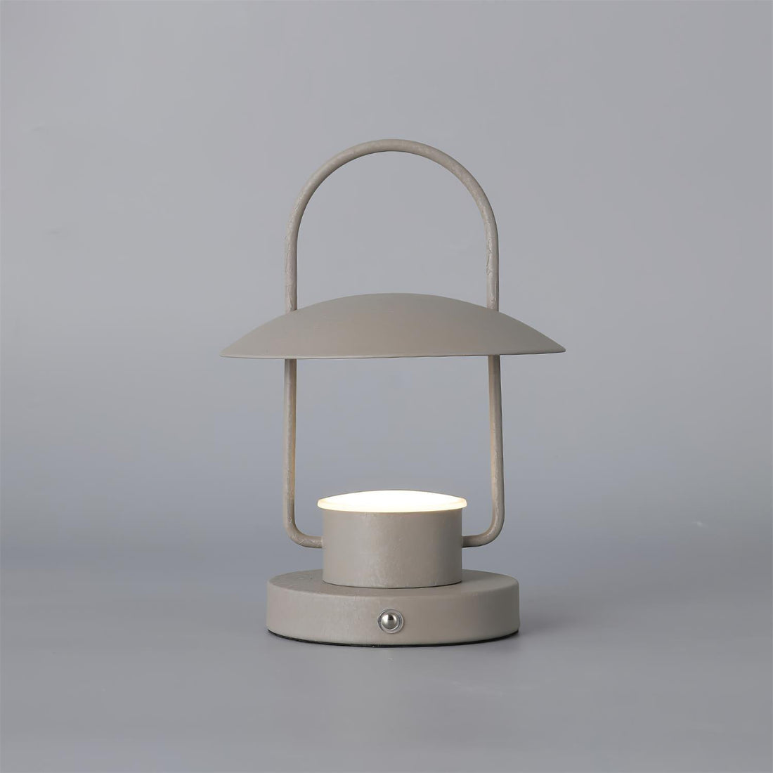Tragbare Tischlampe – Metalllampe mit eingebautem Akku für das Wohnzimmer