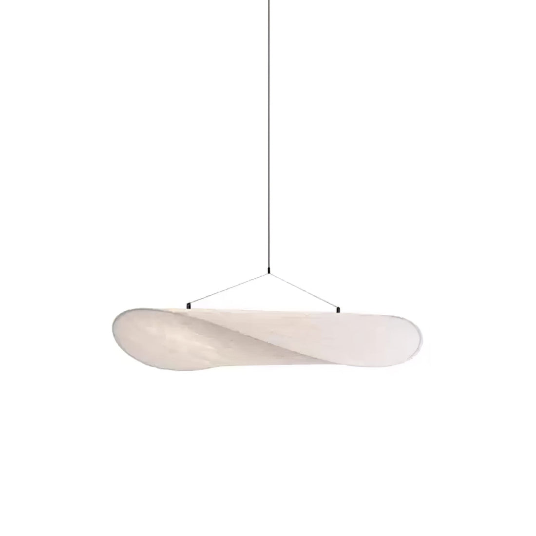Cloudlike Mulberry Silk Plug-In Pendant Light