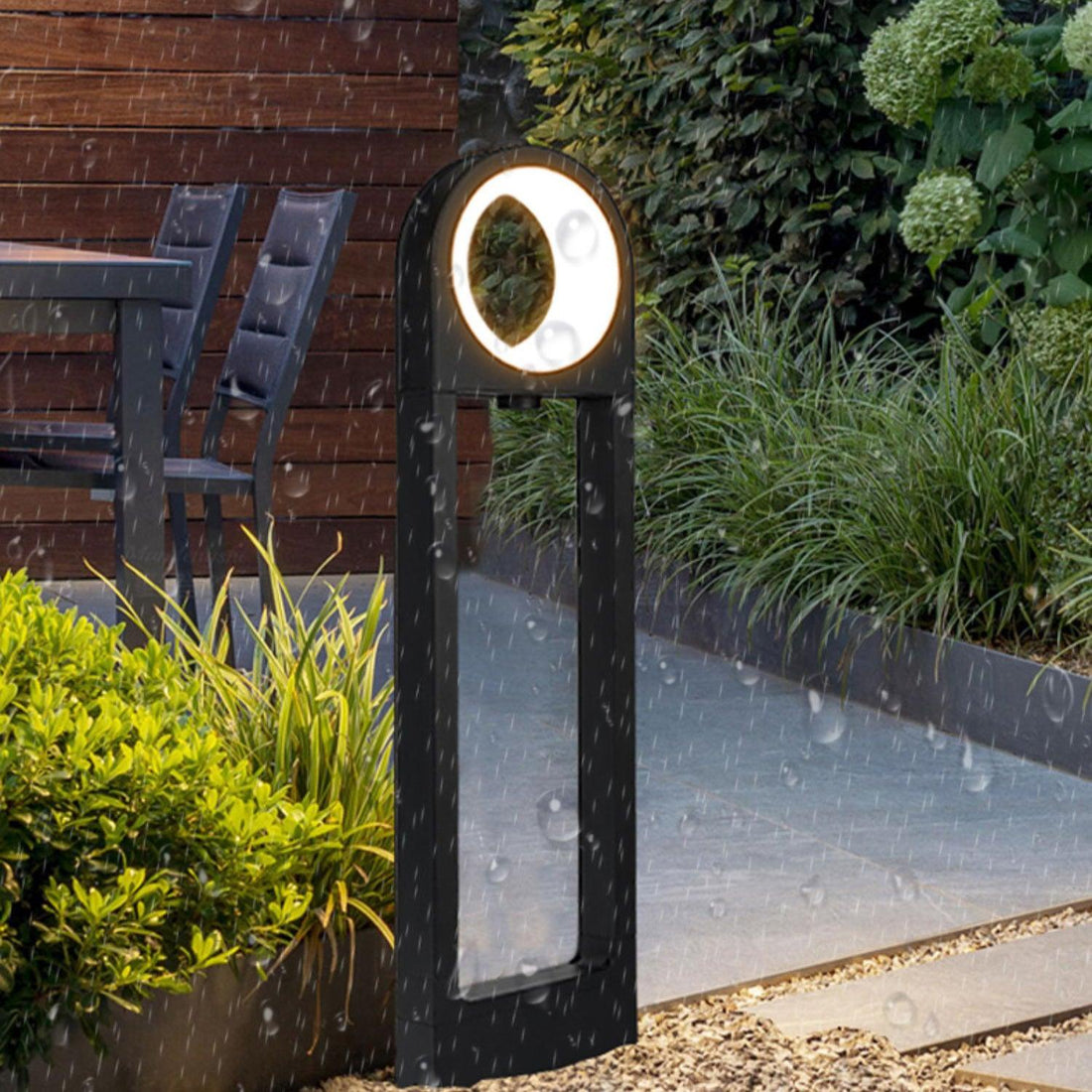Langlebige Gartenleuchte - Moderne Außenleuchte aus Aluminium und Acryl