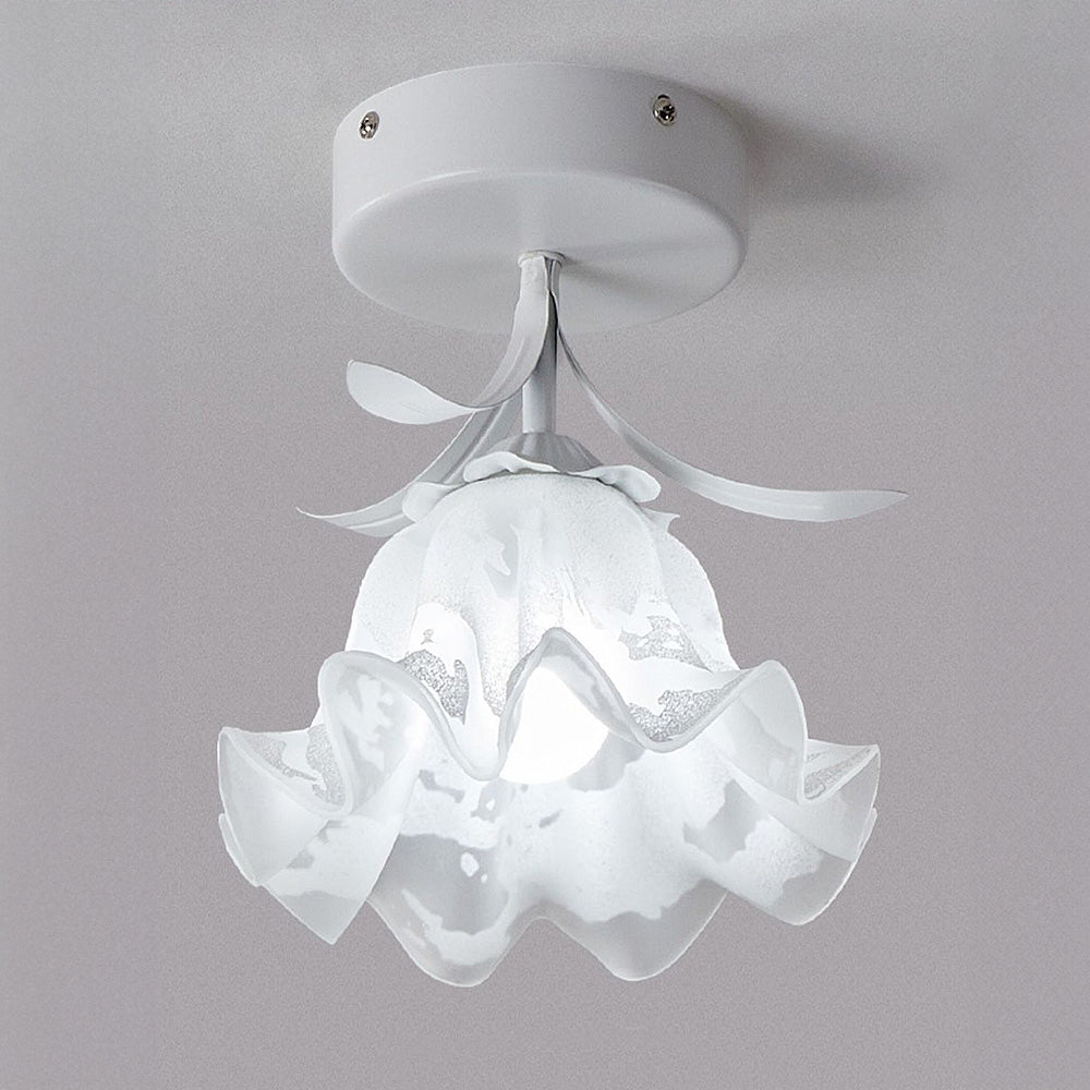 Creative Flower Ceiling Light - Mini Artistic Fixture for Bedroom