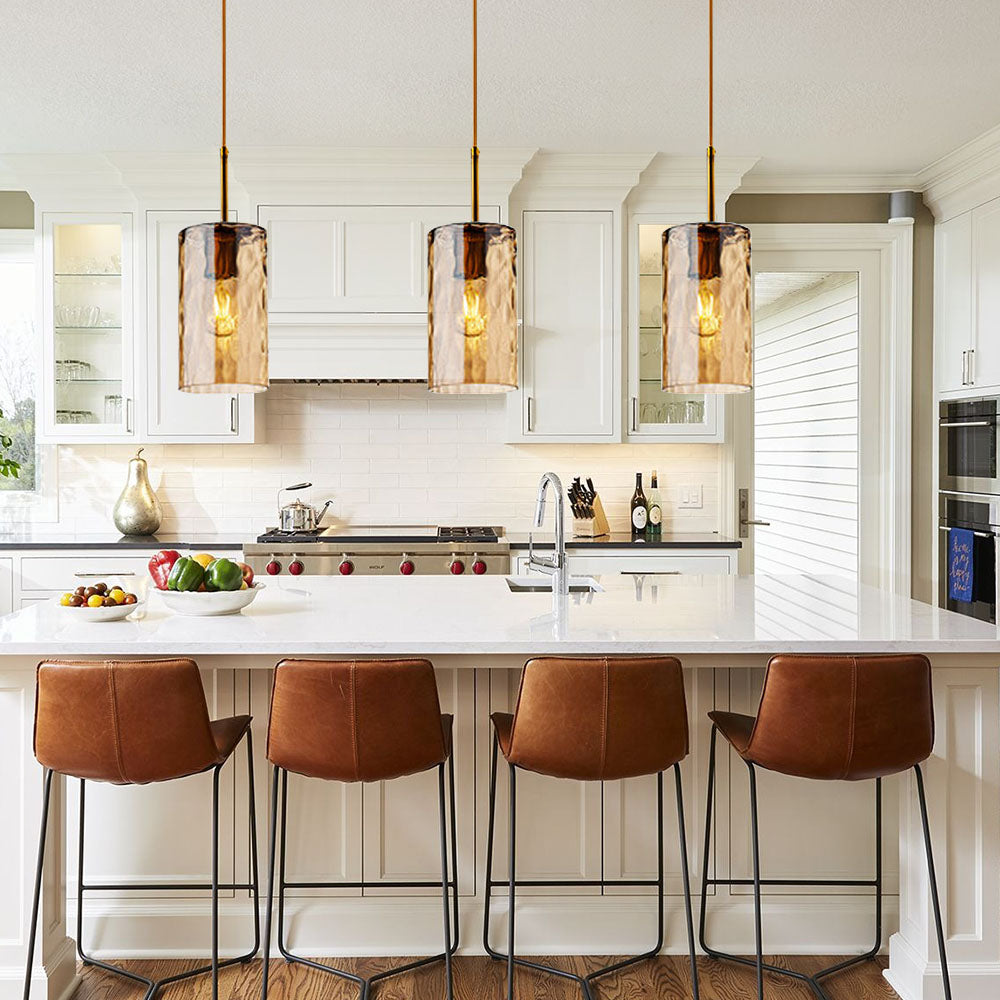 Ripple Glass Pendant Light - Simple Creative Design for Dining Room