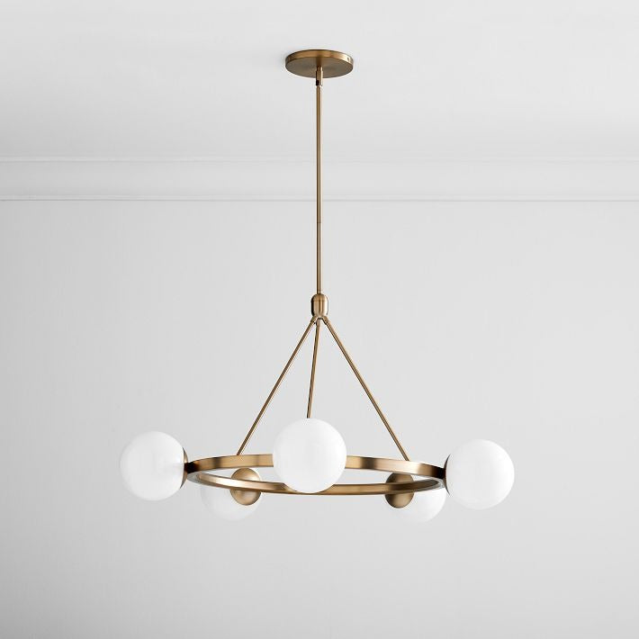 Brelia Round Light Chandelier - Modern Globe Chandelier in Stylish Design