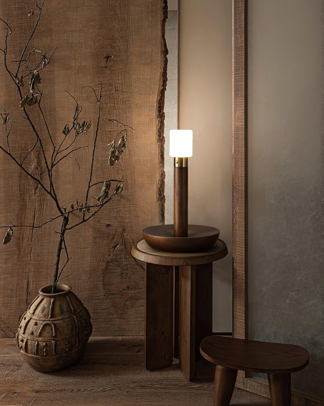 Simplicity Tischlampe – Massivholz, elegantes Design – für den Heim-/Bürogebrauch
