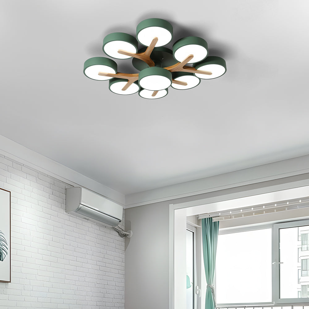 Contemporary Luxurious Ceiling Light - Acrylic Fixture for Living Room