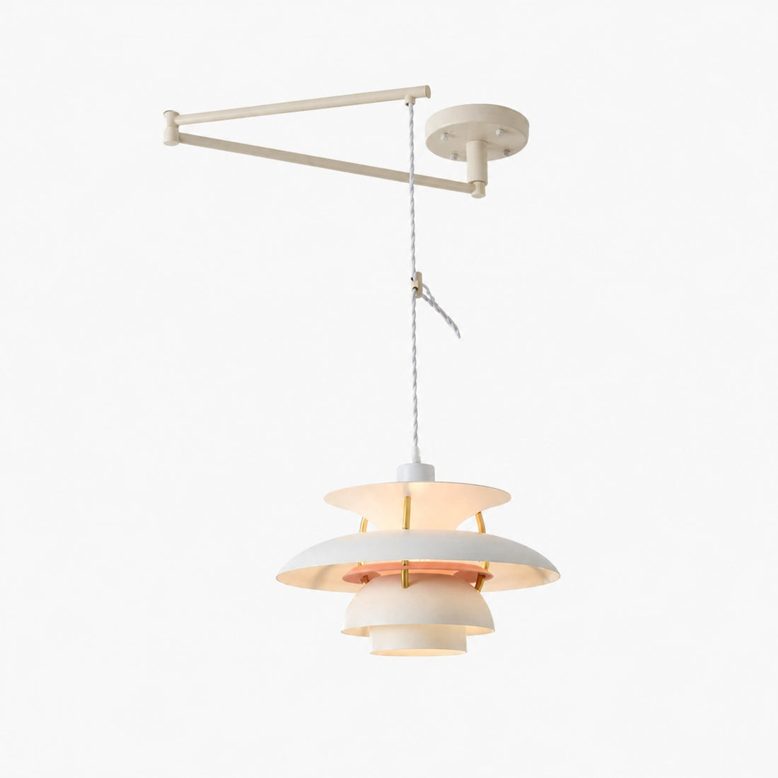 Modern Adjustable Swing Arm Pendant Light
