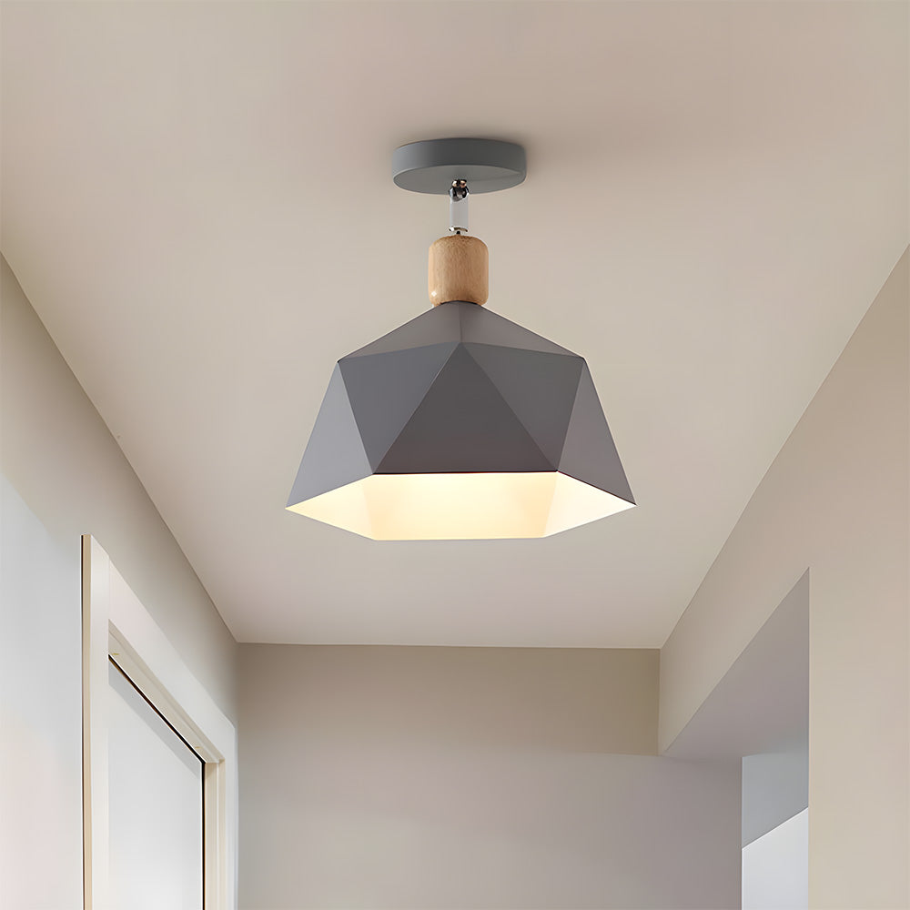Macaron Organic Ceiling Light - Elegant Metal Ceiling Lamp for Hallway