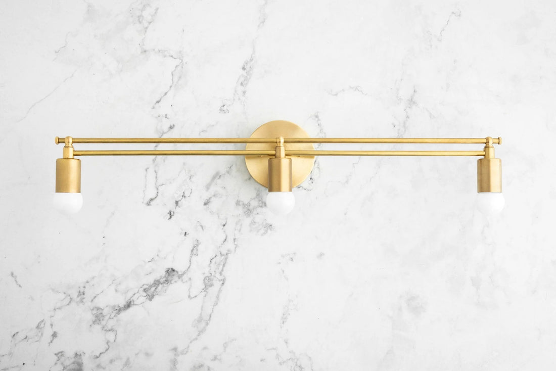 Mobilux Line Modern Vanity Light - Bathroom Wall Fixture in Art Deco Style