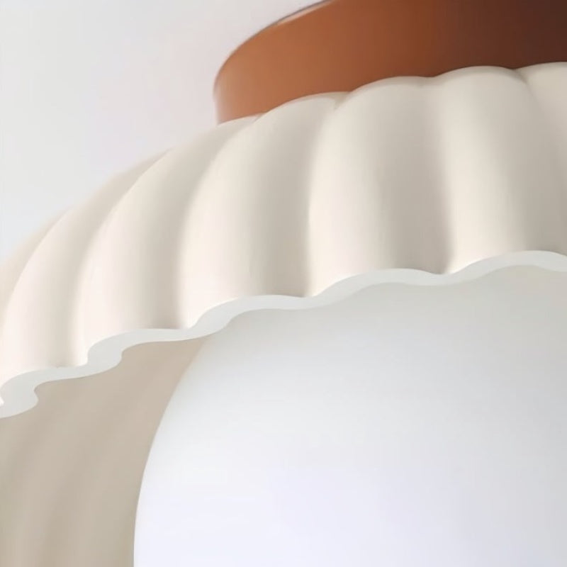 Orbion Sculptural Ring Ceiling Light – Retro Futuristic Design Decorative Ceiling Lamp N55