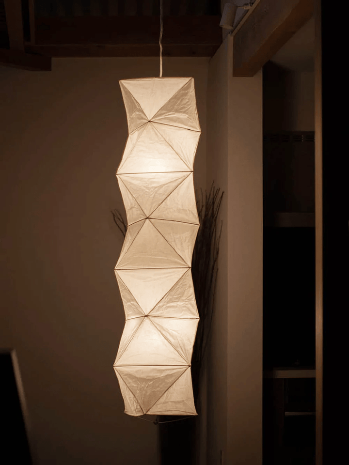 Washi-Papier-Pendelleuchte – Japanisch inspiriertes Licht für gemütliche Innenräume