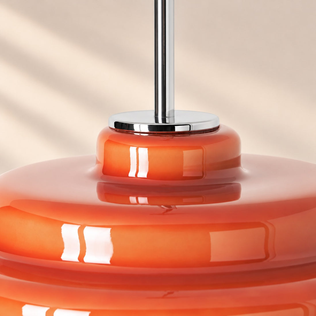Koloro Millie Glas-Pendelleuchte mit Stecker - Retro-Pendelleuchte in bunten Farben für moderne Innenräume