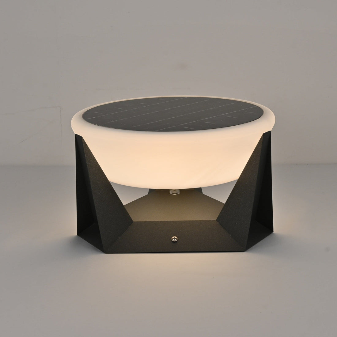 Solar Außenleuchte - Moderne geometrische LED Lampe für Garten &amp; Terrasse