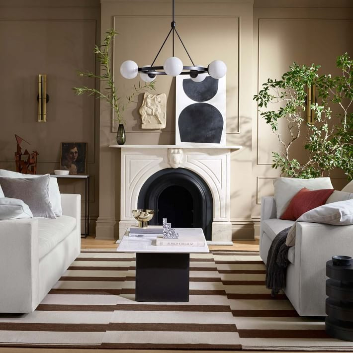 Brelia Round Light Chandelier - Modern Globe Chandelier in Stylish Design