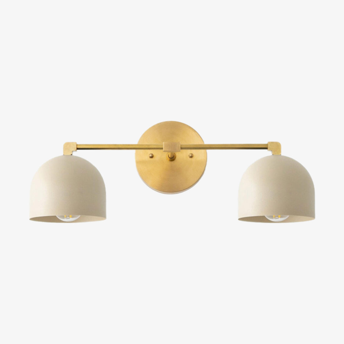 Metio Dome Mid-Century Deep Ball Schminklampe - Messing Wandleuchte