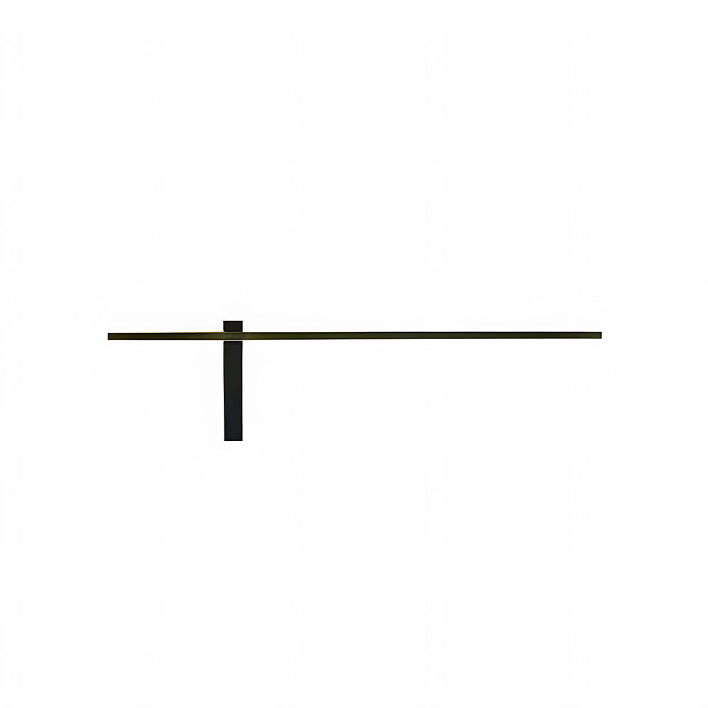 IP54 Outdoor Wall Light - Modern Black LED Strip Lighting