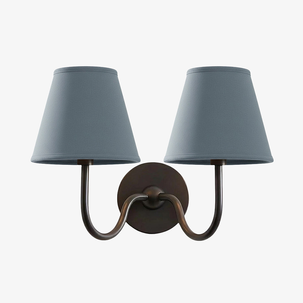 Luvora Pleated Shade Wall Lamp – Modern Brass Linen Lighting