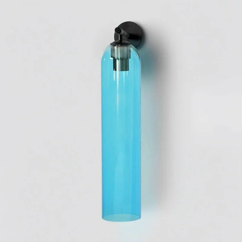 Einfache Lange Röhren Kunstglas Wandleuchte