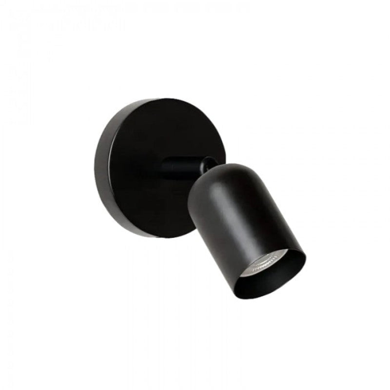Minimalistische verstellbare cremefarbene Fass-Wandlampe