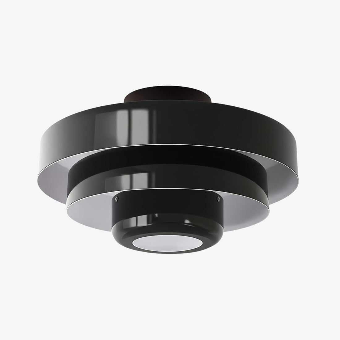 Veleora Bauhaus Three-Tier Colorful Round Macaron Ceiling Lamp - Modern Metal Design for Living Rooms