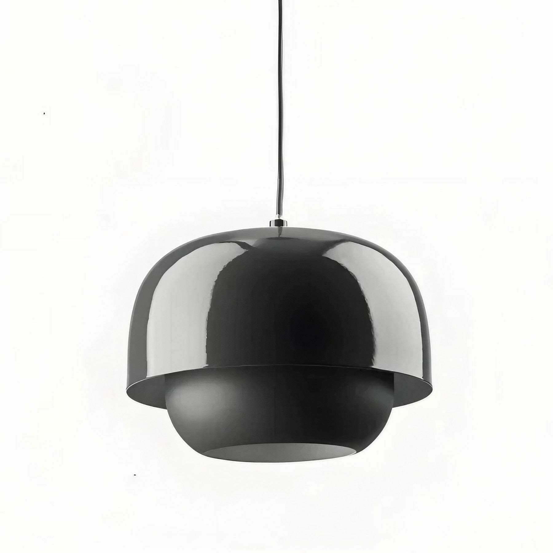 Clinco Retro-Moderne Metall-Hängeleuchte – Doppelschirm-Kuppelleuchte