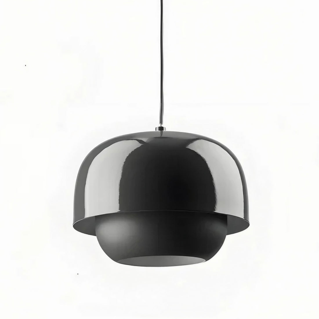 Clinco Retro-Moderne Metall-Hängeleuchte – Doppelschirm-Kuppelleuchte