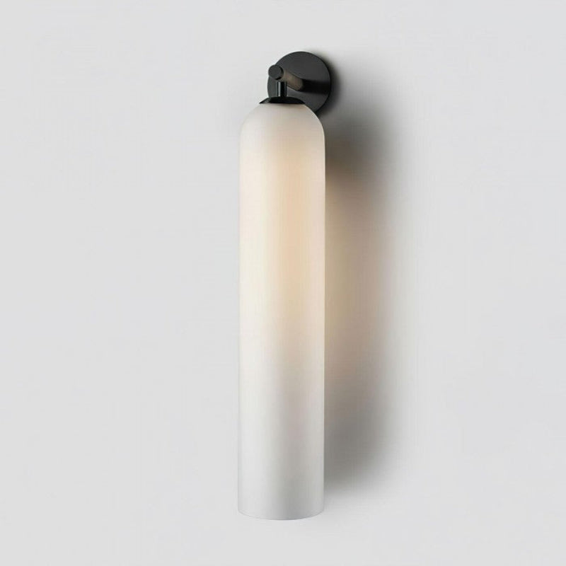 Einfache Lange Röhren Kunstglas Wandleuchte