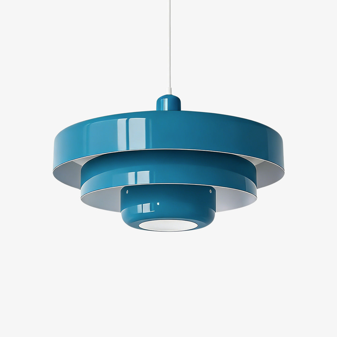 Decorative Multi Layer Hanging Pendant Lamp With Smooth Lines For Contemporary Home Interiors