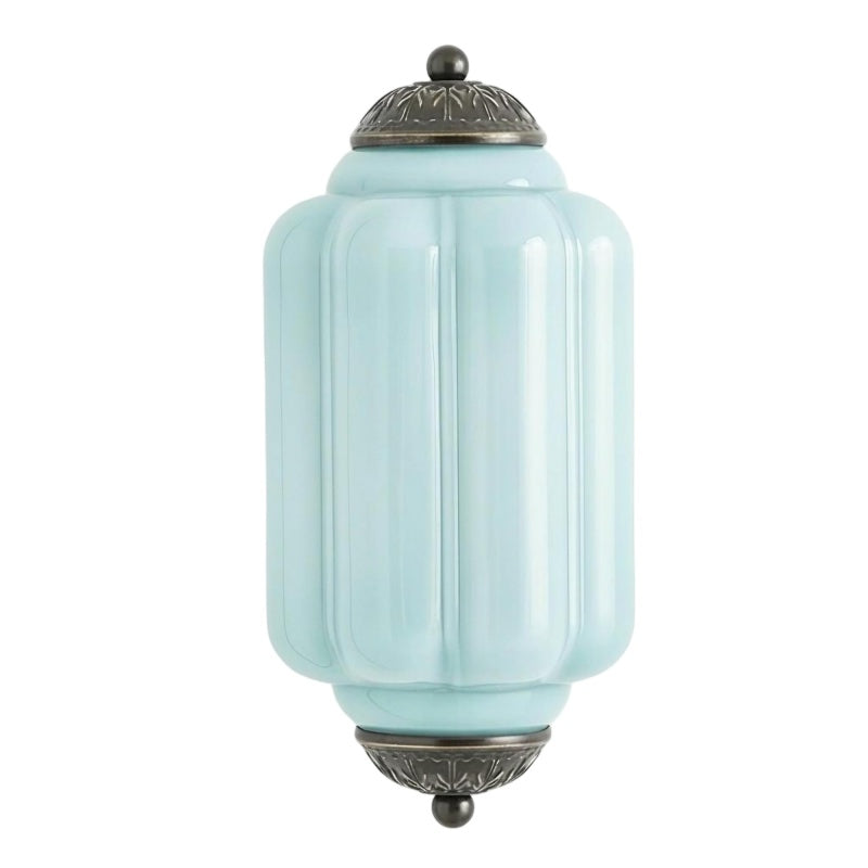 Eloise Flush Mount Sconce - Vintage Milk Glass Light for Bedside