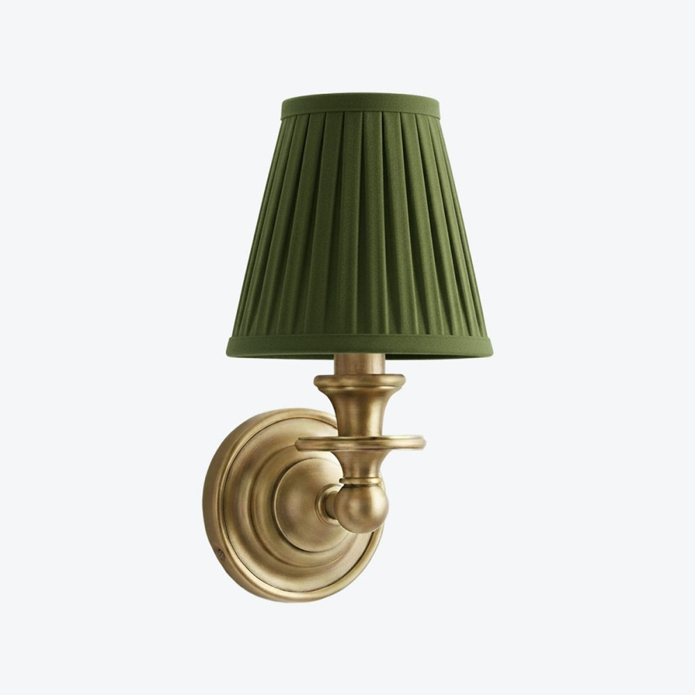 Kalvora Fabric Shade Wall Sconce - Stylish Accent Lighting for Bedroom & Hallway