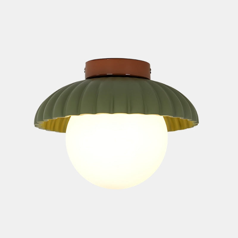 Resin UFO Modern Cream Ceiling Light