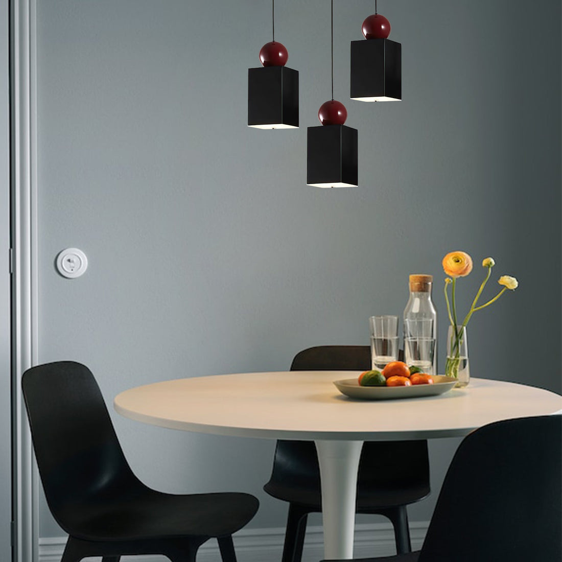 Creative Cone Pendant Light - Unique Adjustable Lighting for Bedroom
