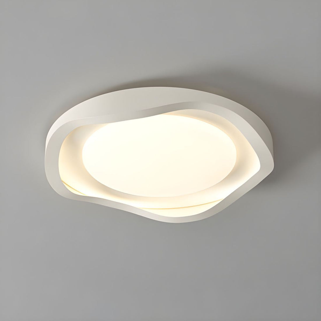 Geometric LED Ceiling Light – Acrylic Modern Fixture for Stylish Rooms