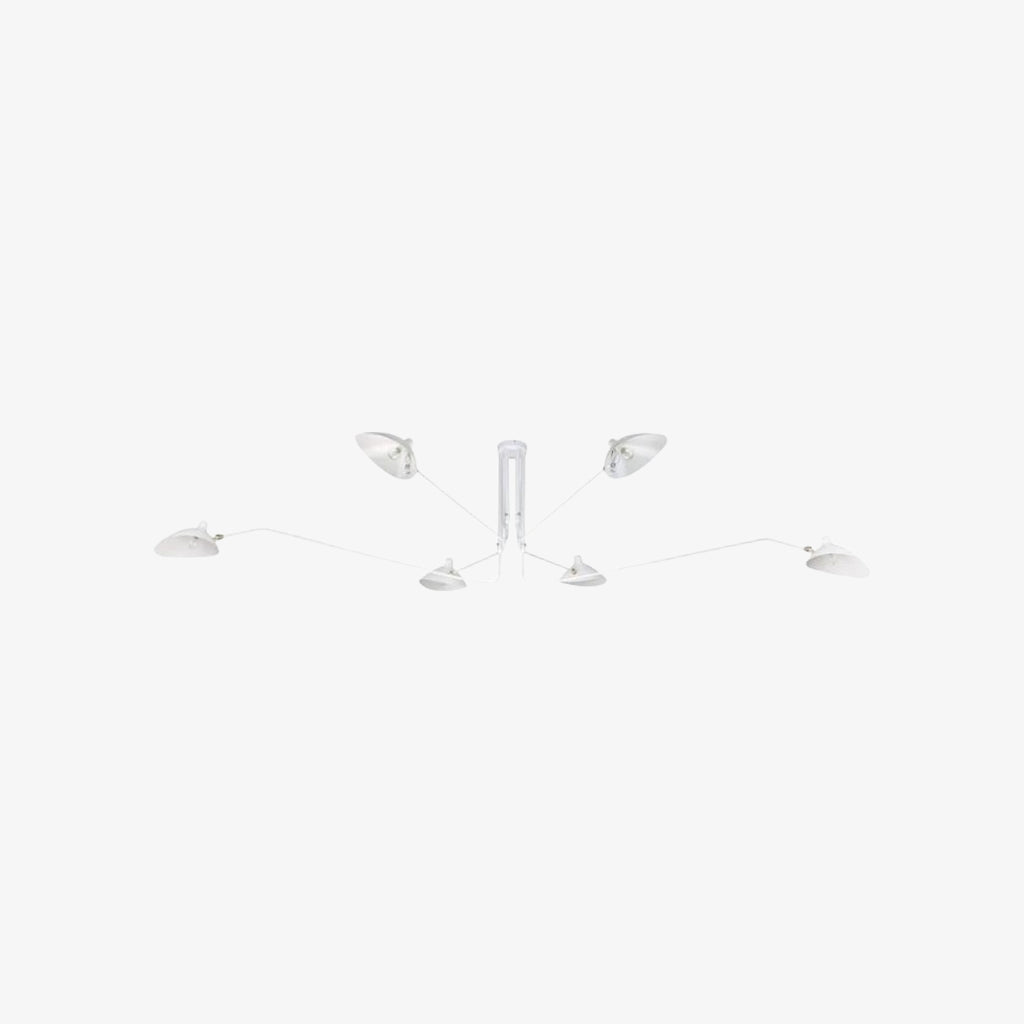 Arclume Arc Ceiling Lamp – Sculptural Design with Adjustable Arms for Modern Spaces N43
