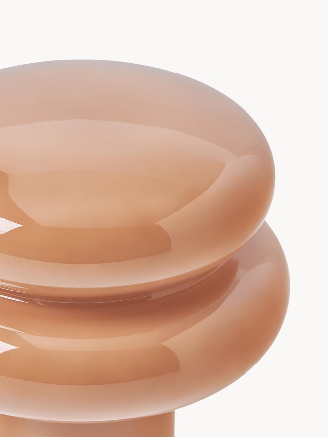 Orra Kleine Opal-Tischlampe - Pilzglaslampe fürs Wohnzimmer