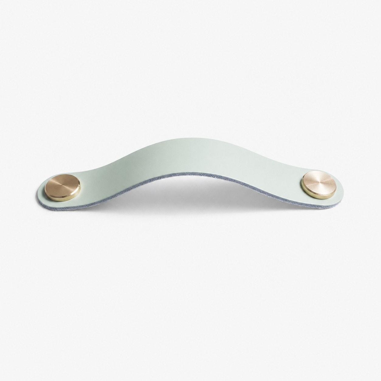 Cowhide leather and brass cabinet pull handle color and size option