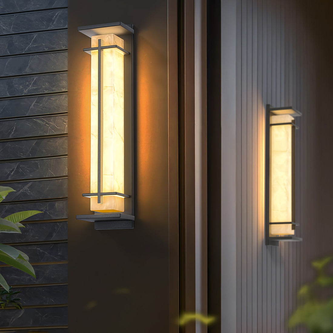 Quadratische Außenwandleuchte - Wasserdichte LED-Lampe für Garten &amp; Terrasse