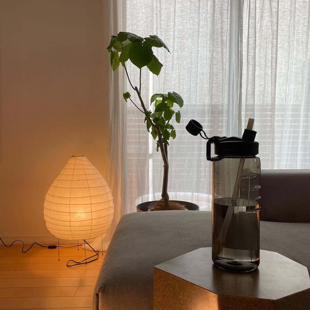 Tischlampe aus Washi-Papier – Laternendesign für Wohnzimmer und Schlafzimmer