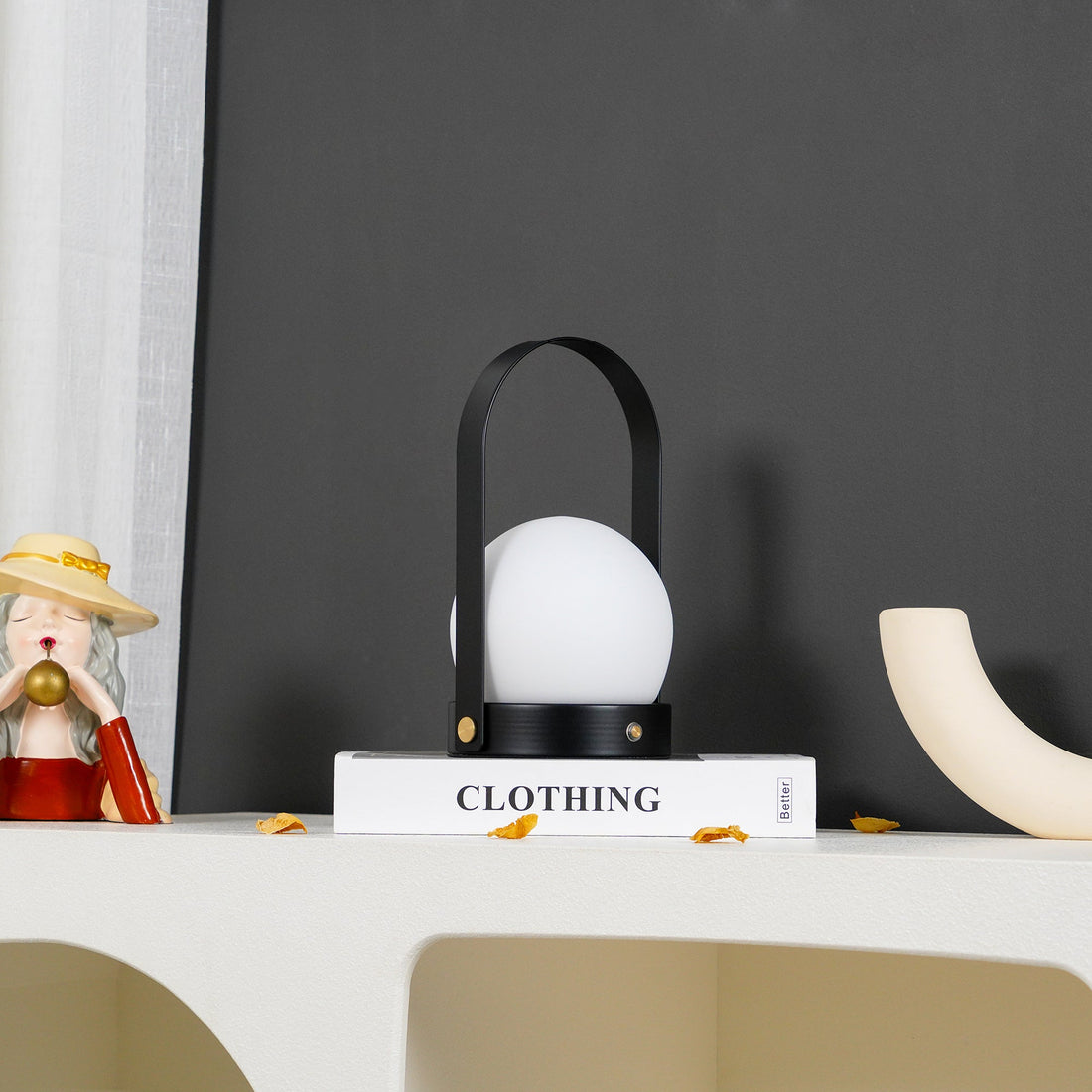 Tragbare Akku-Tischlampe – Moderne Lampe für Schreibtisch und Schlafzimmer