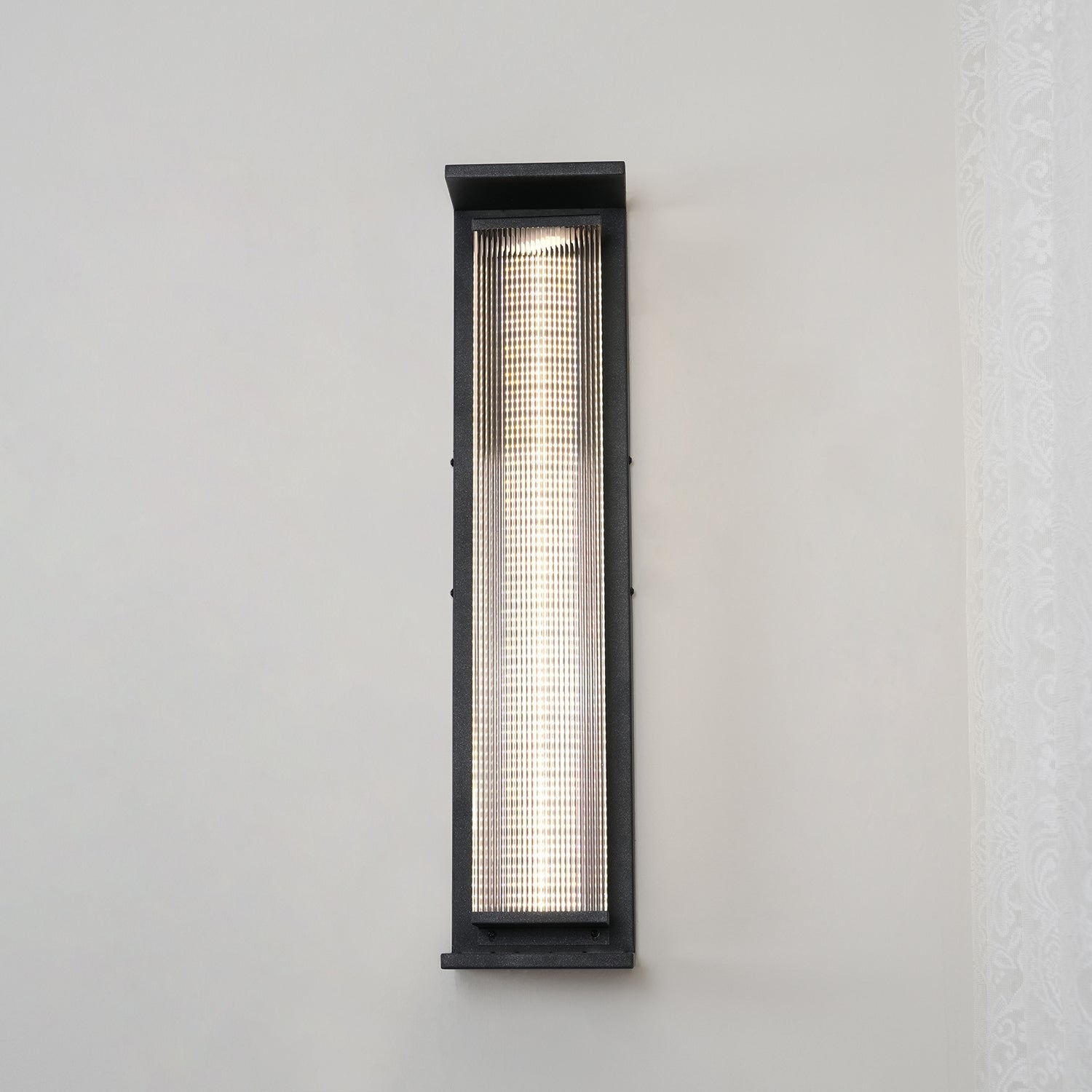 Rectangular Outdoor Wall Lamp - LED Light for Garden & Patio