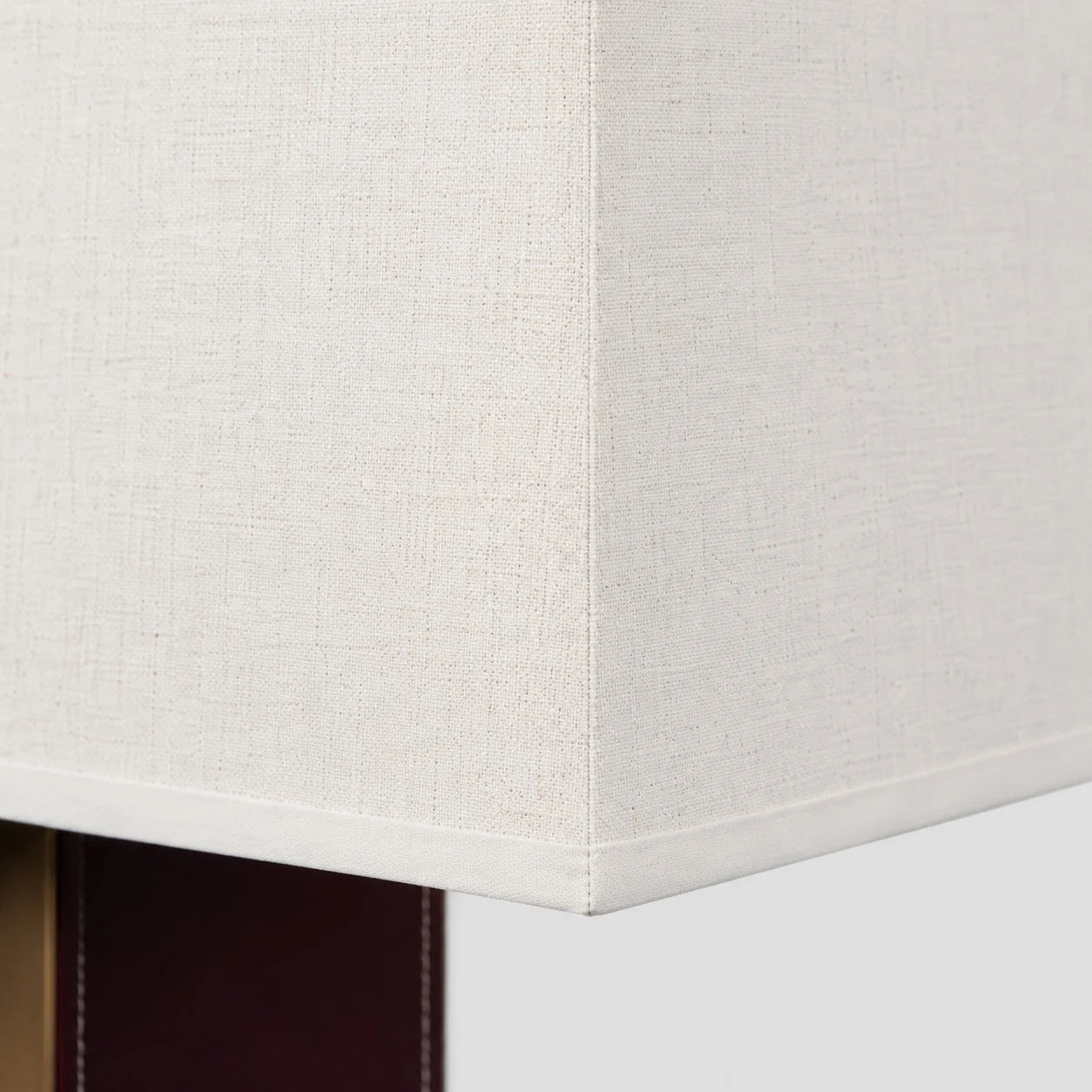 detail - white fabric shade texture